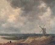 Jan van  Goyen Windmill oil